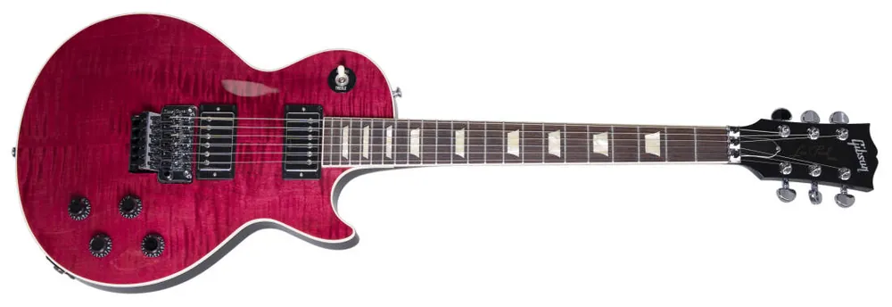 Gibson Custom Shop Les Paul Axcess Standard Electric Guitar with Hardshell Case - Magenta/Candy Apple Blue Quantité Limitée