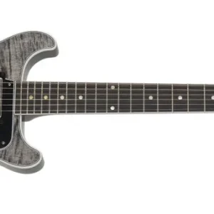 Quantité Limitée Gibson Custom Shop Les Paul Special Double Cut VOS Figured Electric Guitar - Trans Black