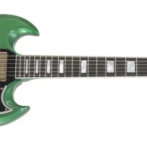 Gibson Custom Shop SG Custom 3-Pickup VOS Electric Guitar with Hardshell Case - TV Planet Green Meilleur Prix