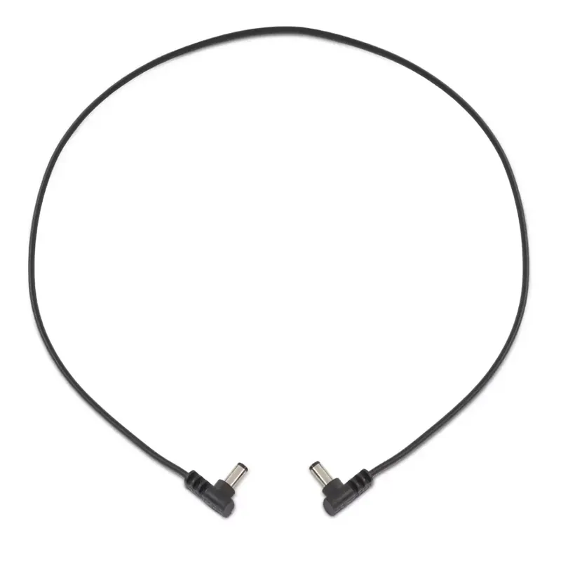 Retour Gratuit RockBoard by Warwick Flat Power Cable, Angled/Angled - 60 cm