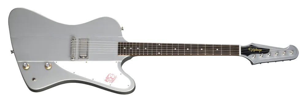 Petit Prix Epiphone 1963 Firebird I Electric Guitar with Hardshell Case - Silver Mist