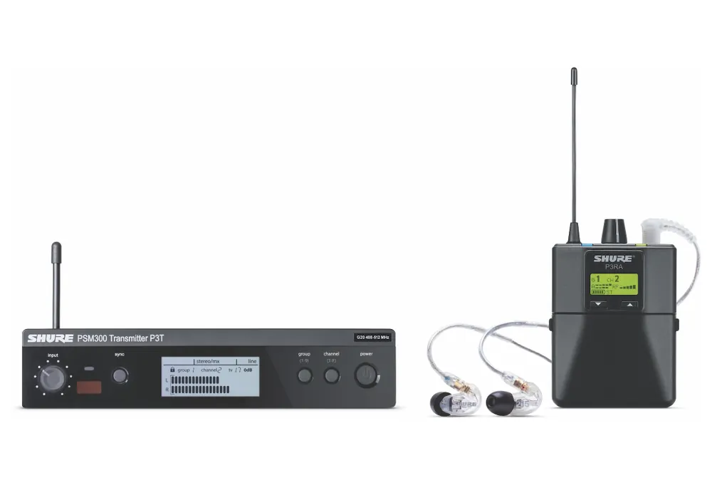 Dernier Modèle Shure PSM300 Wireless In-Ear System w/SE215-CL (G20)