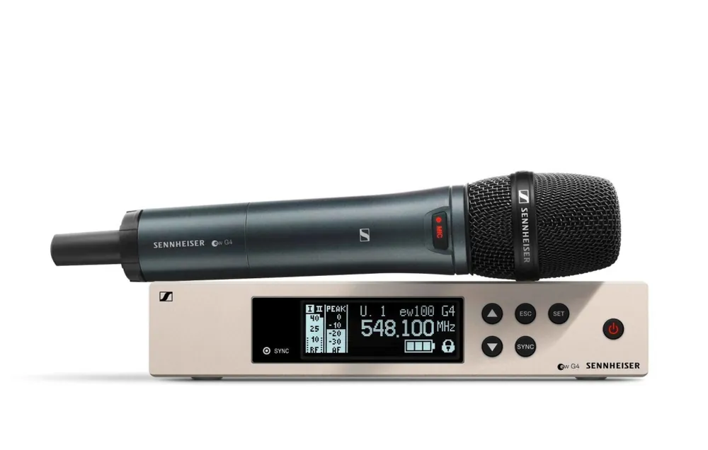 Sennheiser EW 100 G4-835-A Wireless Vocal Set, 516-558 MHz Top Vente