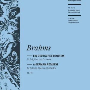 Pas Cher Breitkopf & Hartel A German Requiem, Op. 45 - Brahms - Vocal Score - SATB Accompanied