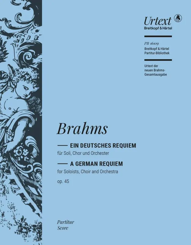 Pas Cher Breitkopf & Hartel A German Requiem, Op. 45 - Brahms - Vocal Score - SATB Accompanied