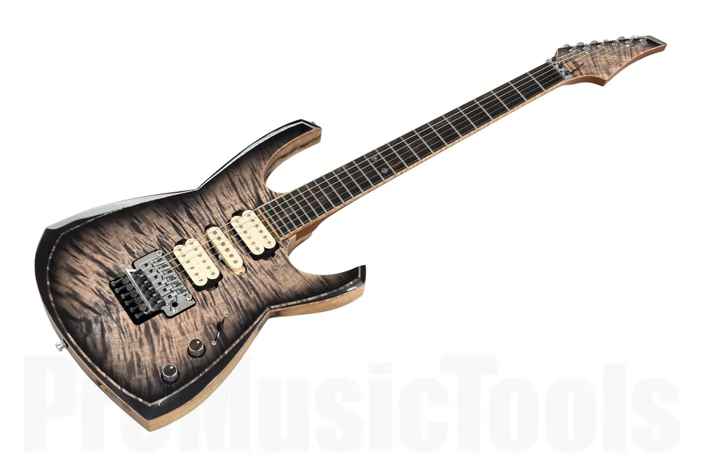 Promotion UniCut Shoto Doubleblade FR - Black Limba - Curly Maple Top