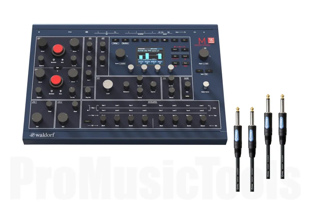 Usine Directe Waldorf M 16Voice incl. 2x Cordial CCFI 3 - Bundle Set