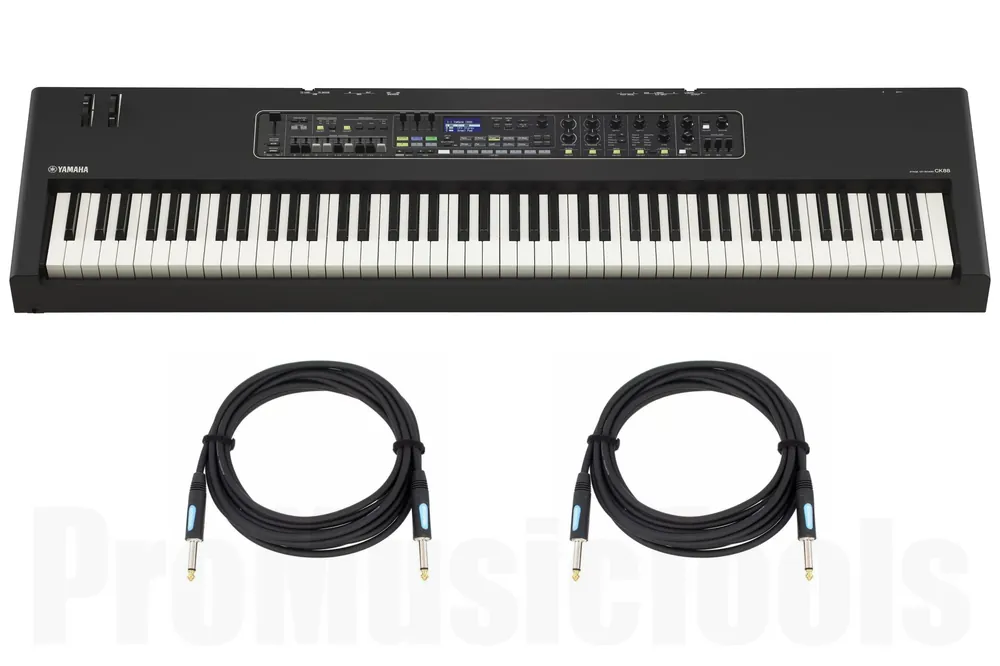 Yamaha CK88 inkl. 2x Cordial CCFI 3 PP - Bundle Set Authentique