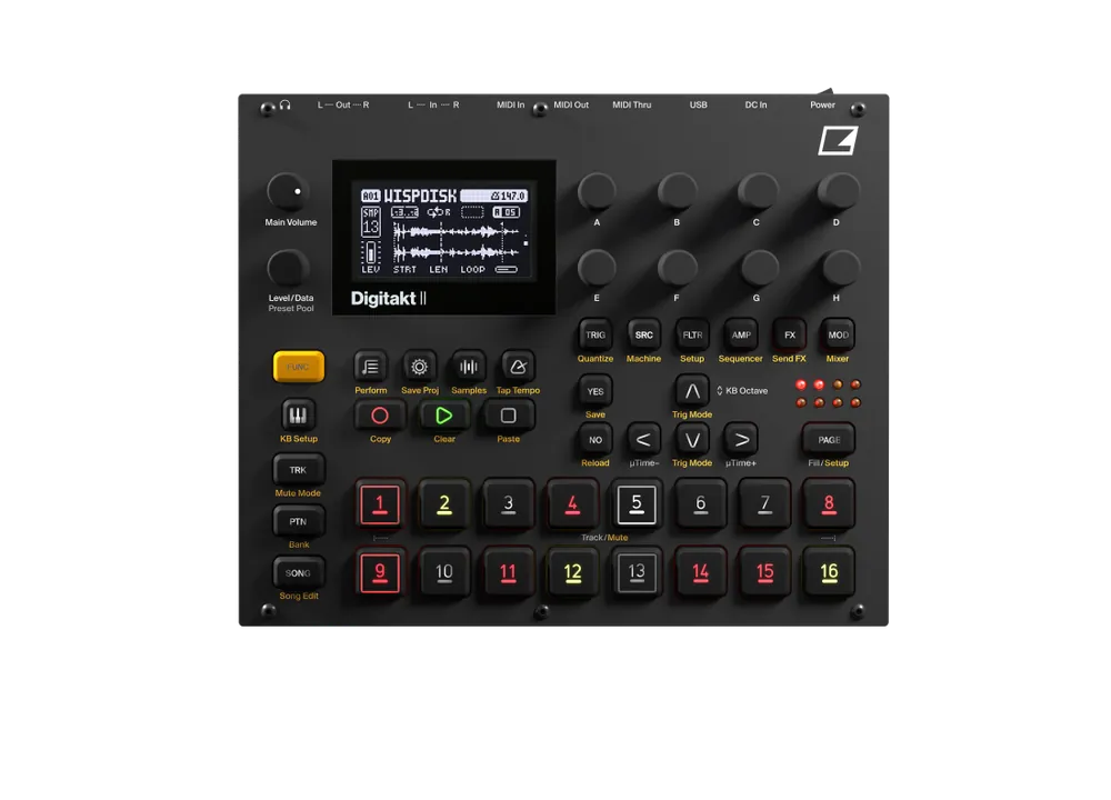 Elektron Digitakt II Digital Drum and Stereo Sampler Achat Immédiat