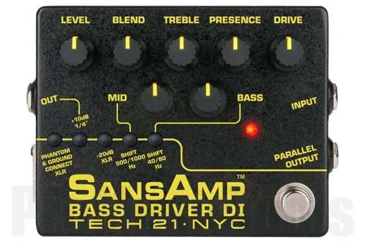 Tech 21 USA SansAmp Bass Driver D.I. V2 - b-stock Achat Immédiat