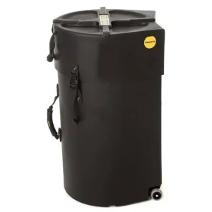 Expédié Aujourd'hui Hardcase Foam Padded Quinto Case with Wheels - Black
