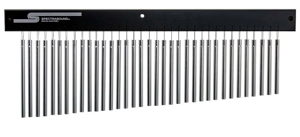 Retour Gratuit Grover Pro Percussion Spectrasound 35-Bar Mark Tree with Damper and Bag - Natural Aluminum