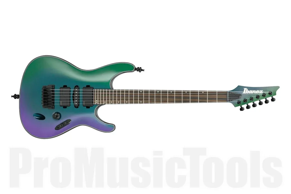 Achat Immédiat Ibanez S671ALB BCM Axion Label - Blue Chameleon - b-stock 220204118