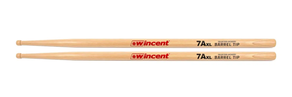 Satisfait Ou Remboursé Wincent Drumsticks 7AXL Barrel Tip Hickory Drumsticks