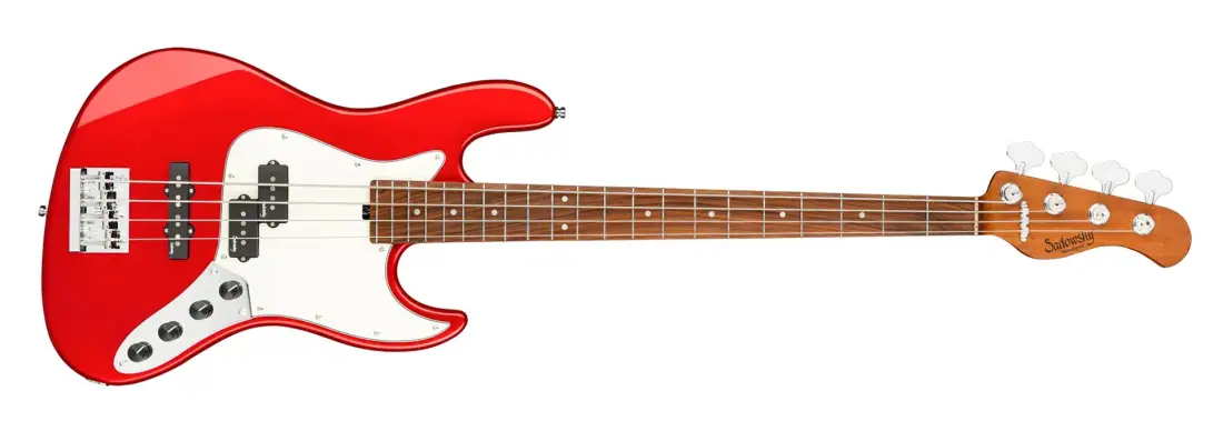 Sadowsky Guitars MetroExpress 21-Fret Hybrid P/J 4-String Bass with Morado Fingerboard - Candy Apple Red Metallic Nouvel Arrivage
