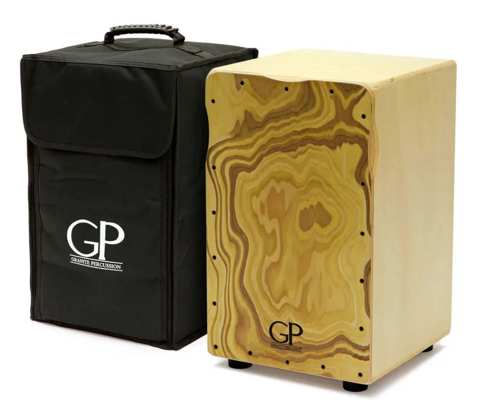 Granite Percussion Deluxe Cajon w/ Carry Bag Retour Gratuit