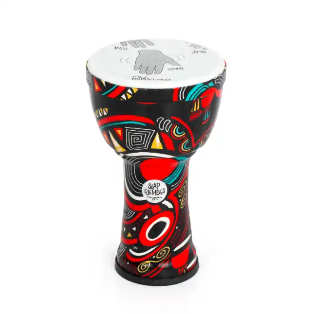 Percussion Plus 10‘‘ Pretuned Slap Djembe - Carnival Meilleur Prix