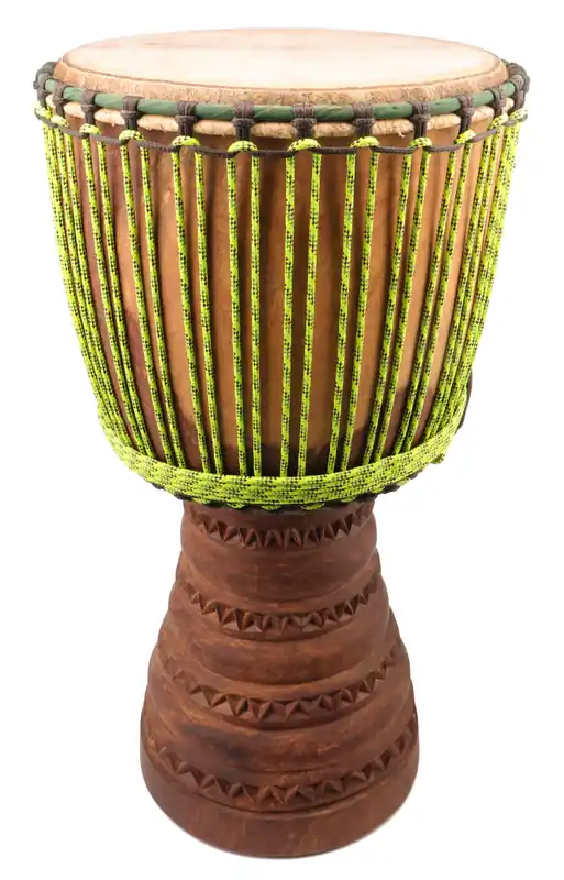 Meilleure Vente African Drums African Djembe XL with Fully Carved Bottom - 13.5 x 24‘‘