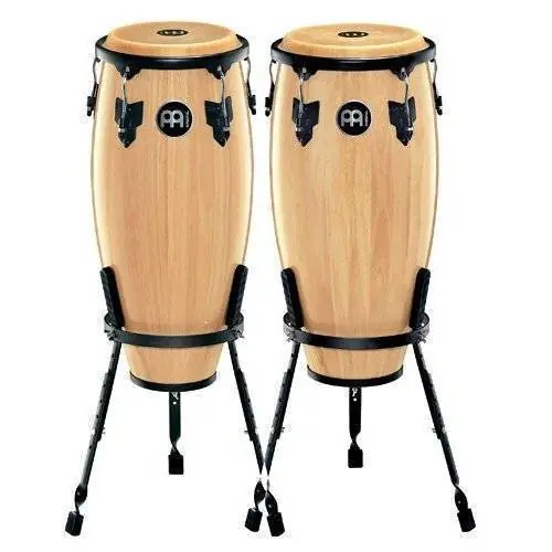 Bon Plan Meinl Headliner Congas 10 & 11 inch with Basket Stand - Natural