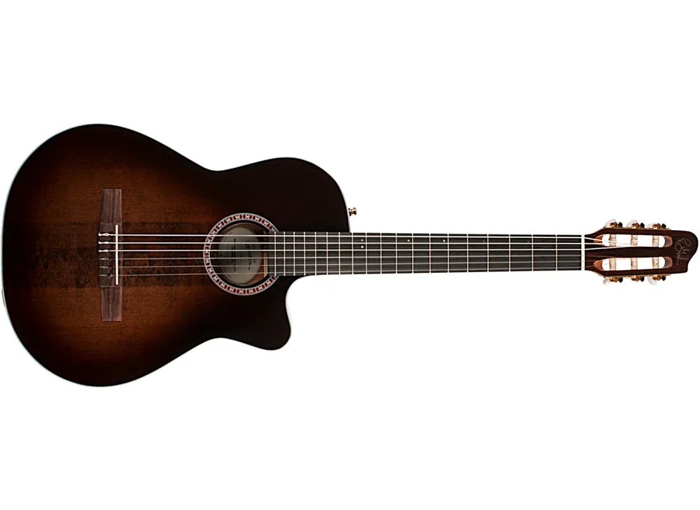 Nouvel Arrivage Godin Guitars Arena Pro CW Nylon String Acoustic/Electric Guitar - Bourbon Burst