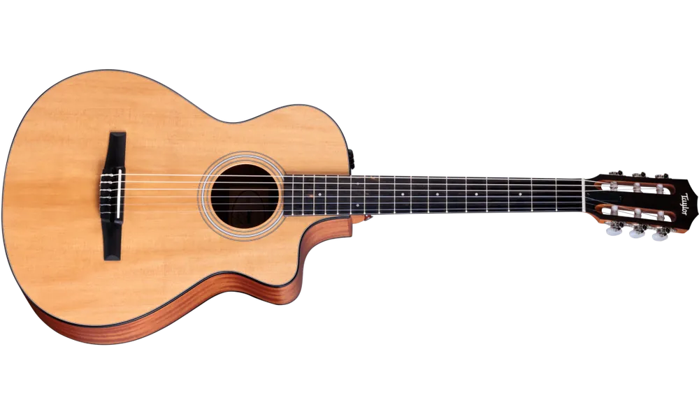 Affaire À Saisir Taylor Guitars 112ce-N Nylon Grand Concert Sapele/Spruce Acoustic/Electric Guitar with Gig Bag