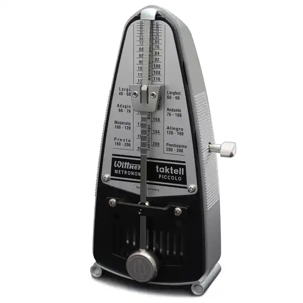 Wittner Taktell Piccolo Metronome - Silver Petit Prix