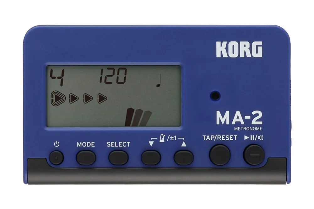 Korg MA-2 Digital Metronome - Blue/Black Marque