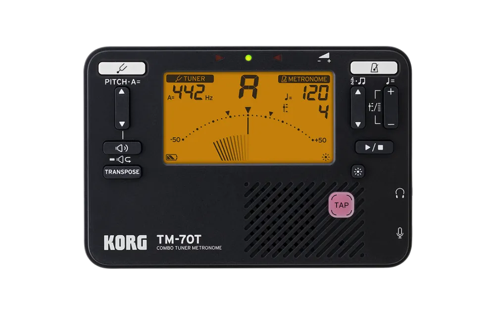 Korg Handheld Tuner and Metronome Combo - Black Meilleure Vente