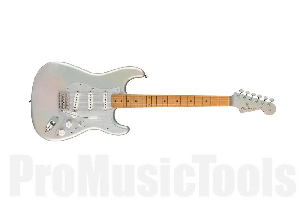 Prix Promo Fender H.E.R. Stratocaster MN - Chrome Glow - b-stock MX20185152