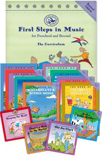 Offre Exclusive GIA Publications First Steps in Music Preschool and Beyond, Basic + Package (Revised Edition) - Feierabend - Curriculum Book/8 Books/4 CDs