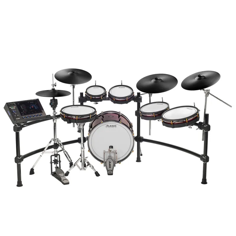 Achat Immédiat Alesis Strata Prime 10-Piece Electronic Drum Kit with Touch Screen Drum Module