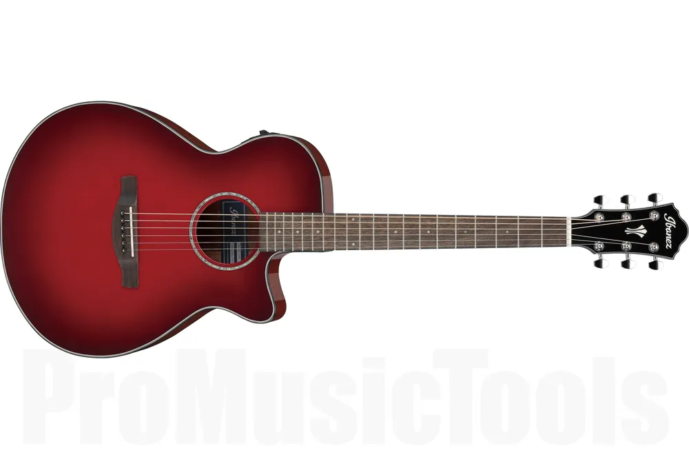 Commander Maintenant Ibanez AEG51-TRH - Transparent Red Sunburst High Gloss