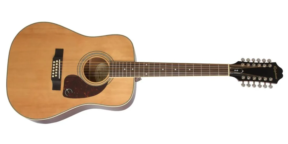 Epiphone Songmaker DR-212 12-String Guitar - Natural Satisfait Ou Remboursé