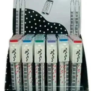 Top Vente Mayfair Music Keyboard Pen & Pencil Set with Music Notes