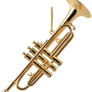 Satisfait Ou Remboursé AIM Gifts Mini Trumpet Ornament Gold 4.5‘‘