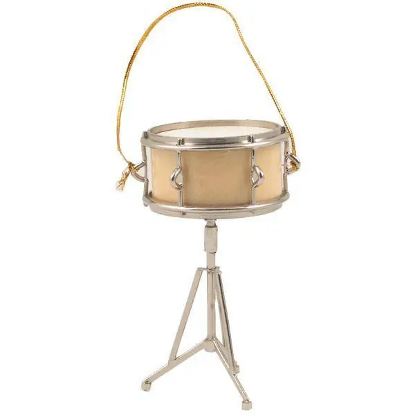 Produit De Marque AIM Gifts Mini Snare Drum Ornament Gold