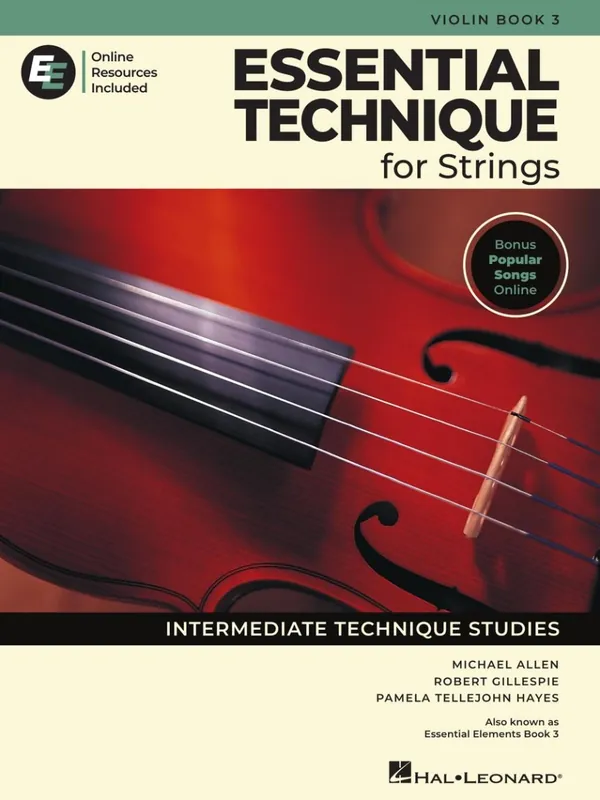 Hal Leonard Essential Elements for Strings, Book 3 with EEi (2025) - Violin - Book/Media Online Prix Promo