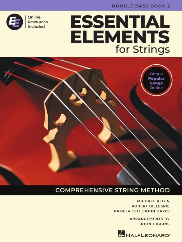 Satisfait Ou Remboursé Hal Leonard Essential Elements for Strings, Book 2 with EEi (2025) - Double Bass - Book/Media Online