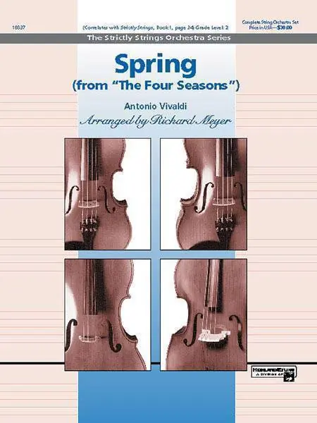 Alfred Publishing Spring from the Four Seasons Promotion
