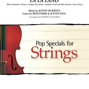 Achat Immédiat Hal Leonard Music from La La Land - Hurwitz /Pasek /Paul /Longfield - String Orchestra - Gr. 3-4