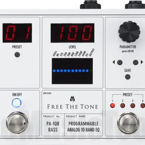Certifié Free The Tone PA-1QB - Programmable Analog 10-Band EQ f. Bass