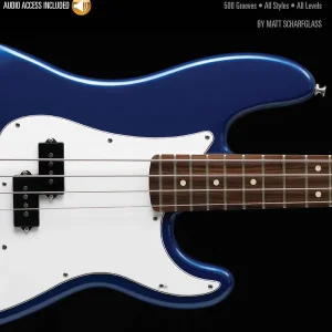Hal Leonard Bass Lines 500 Grooves, All Styles, All Levels - Scharfglass - Book/Audio Online Jusqu'à Épuisement Des Stocks