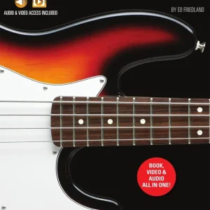 Hal Leonard Hal Leonard Bass Method Book 1 (Deluxe Beginner Edition) - Friedland - Book/Audio & Video Online Nouveauté