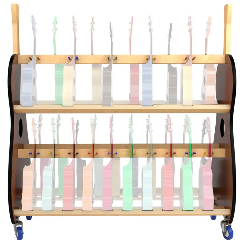 Nouvelle Collection A&S Crafted Products Band Room Mobile 30-Soprano Ukulele Rack