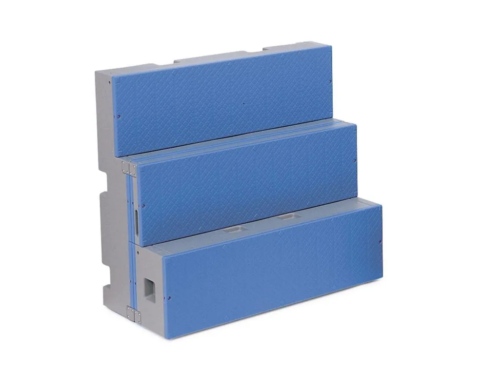 Commander Maintenant Wenger FlipForm Elementary Multi-Position Choral Riser - Blue