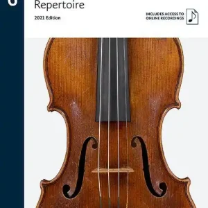 Remise Frederick Harris Music Company RCM Violin Repertoire 2021 Edition, Level 6 - Book/Audio Online