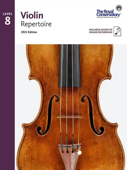 Frederick Harris Music Company RCM Violin Repertoire 2021 Edition, Level 8 - Book/Audio Online Réduction