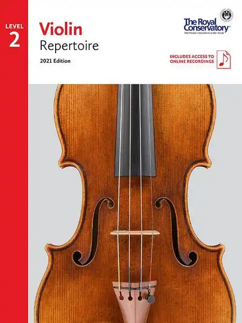 Frederick Harris Music Company RCM Violin Repertoire 2021 Edition, Level 2 - Book/Audio Online Paiement Sécurisé