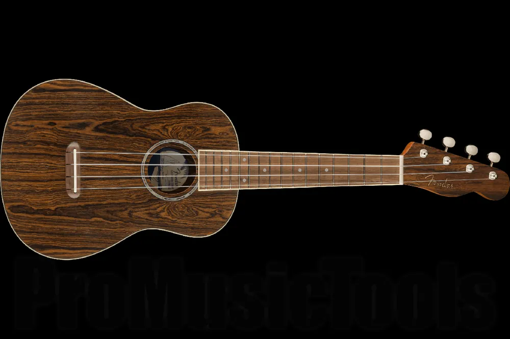 Must-Have Fender Zuma Exotic Concert Ukulele - Walnut Fingerboard - Bocote