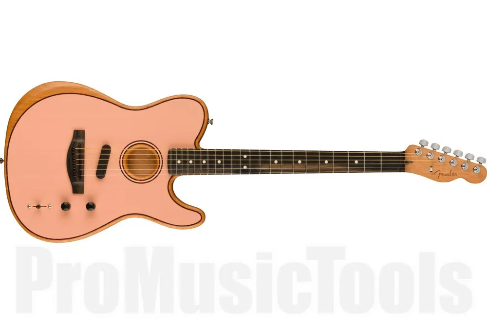 Bon Plan Fender FSR American Acoustasonic Telecaster - EB - Shell Pink